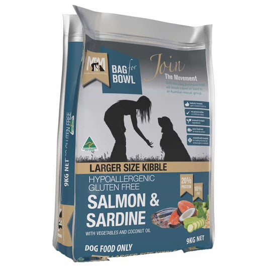 Meals For Mutts Adult Large Kibble Salmon & Sardine Dry Dog Food - PetPost Australia