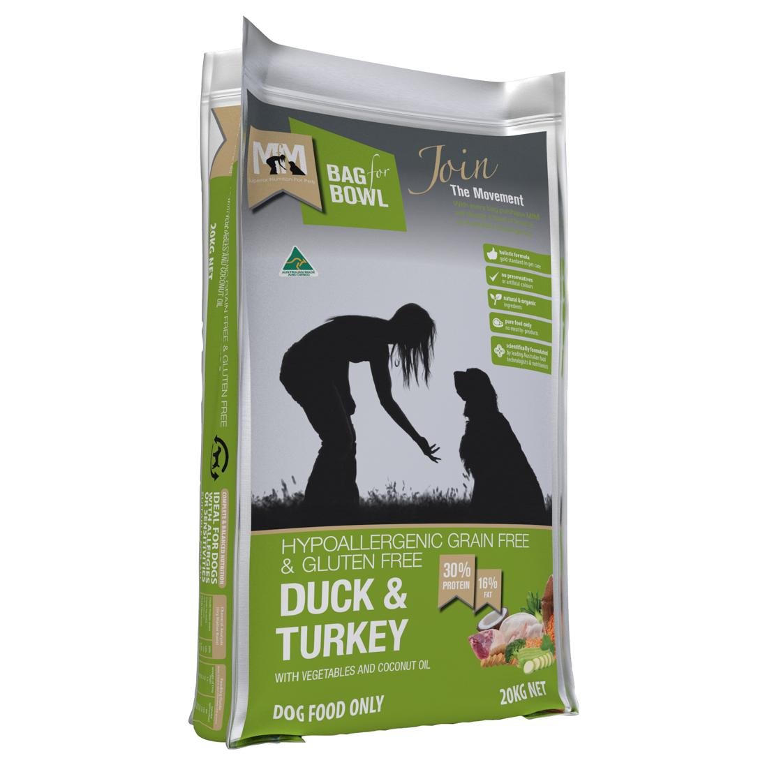 Meals For Mutts Grain Free Adult Duck & Turkey Dry Dog Food - PetPost Australia