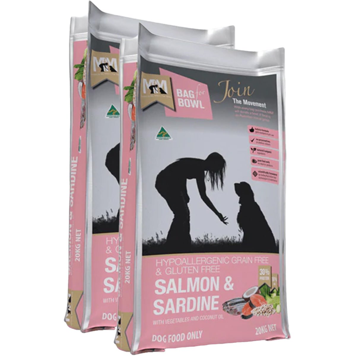 Meals For Mutts Grain Free Adult Salmon & Sardine Dry Dog Food - PetPost Australia