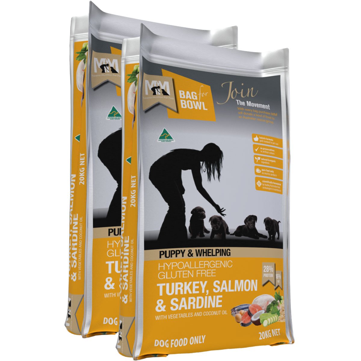 Meals For Mutts Puppy Turkey, Salmon & Sardine Dry Dog Food - PetPost Australia