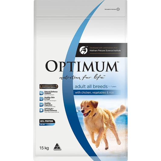 Optimum Adult Chicken, Vegetables & Rice Dry Dog Food - PetPost Australia