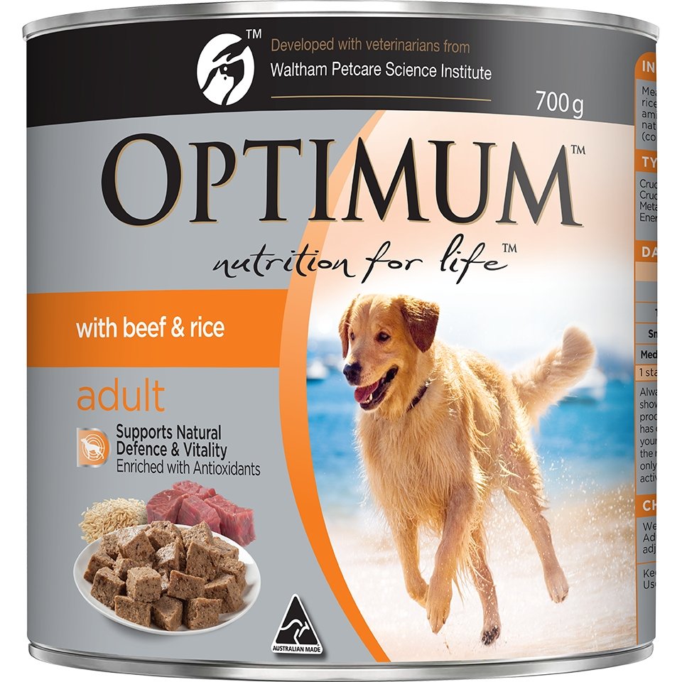 Optimum Beef, Egg & Rice Wet Dog Food - PetPost Australia