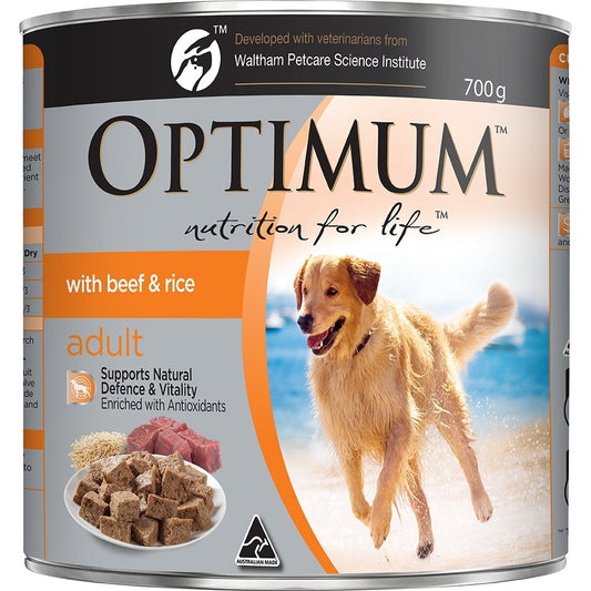 Optimum Beef, Egg & Rice Wet Dog Food - PetPost Australia