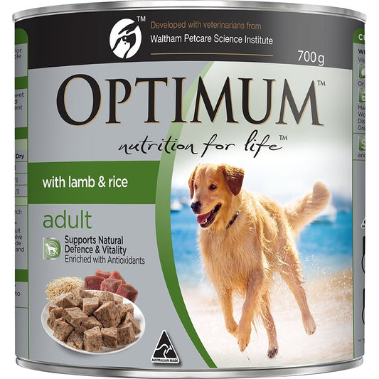 Optimum Lamb & Rice Wet Dog Food - PetPost Australia