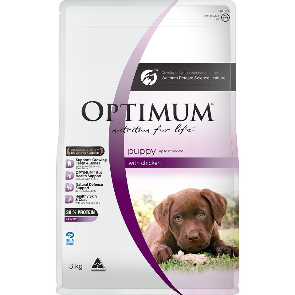 Optimum Puppy Chicken Dry Dog Food - PetPost Australia