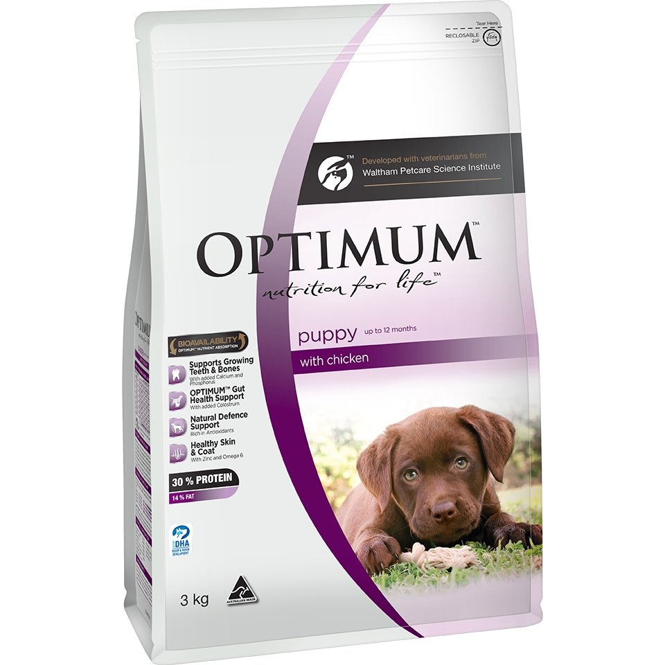 Optimum Puppy Chicken Dry Dog Food - PetPost Australia