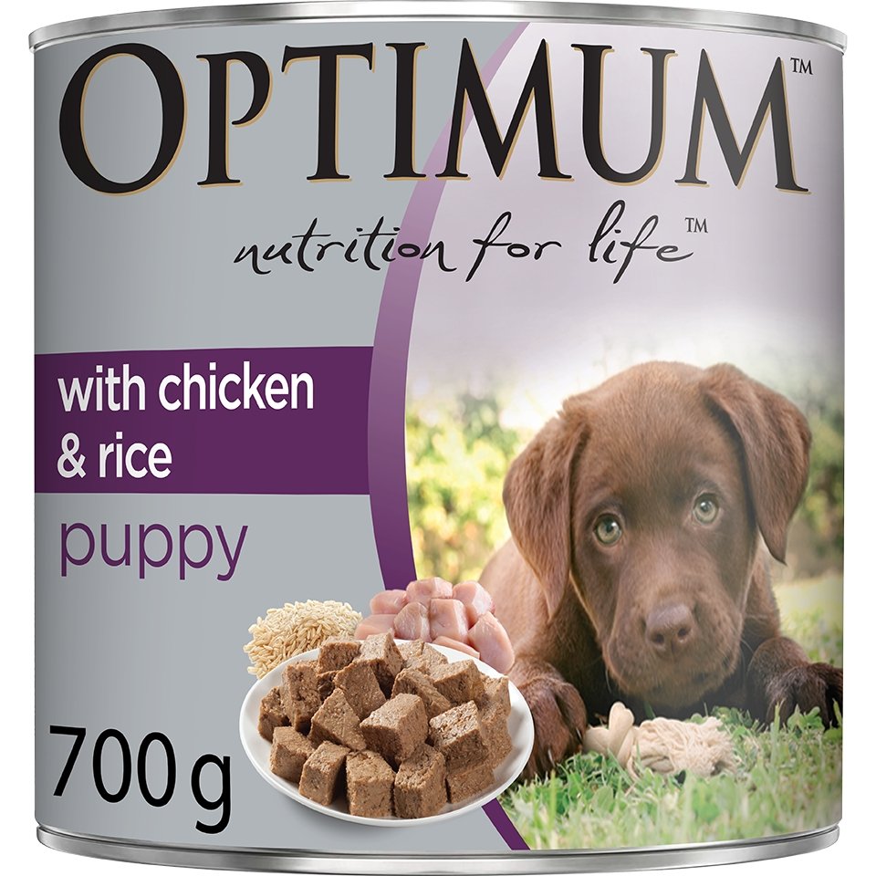 Optimum Puppy Chicken & Rice Wet Dog Food - PetPost Australia