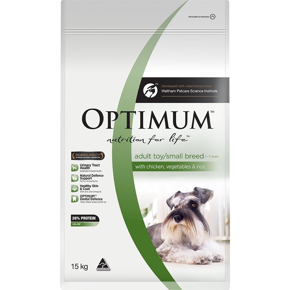 Optimum Small Breed Adult Chicken, Vegetables & Rice Dry Dog Food - PetPost Australia