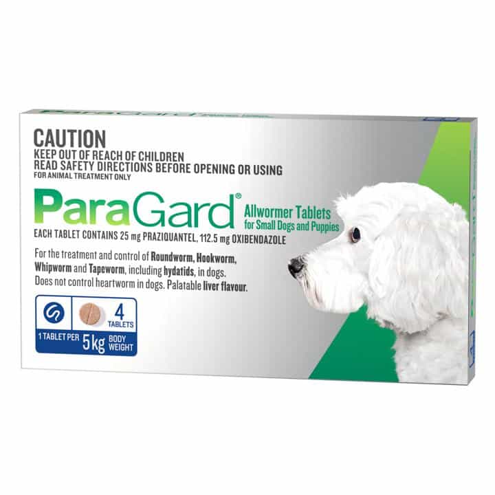 Paragard Allwormer & Puppies Small Dog - PetPost Australia