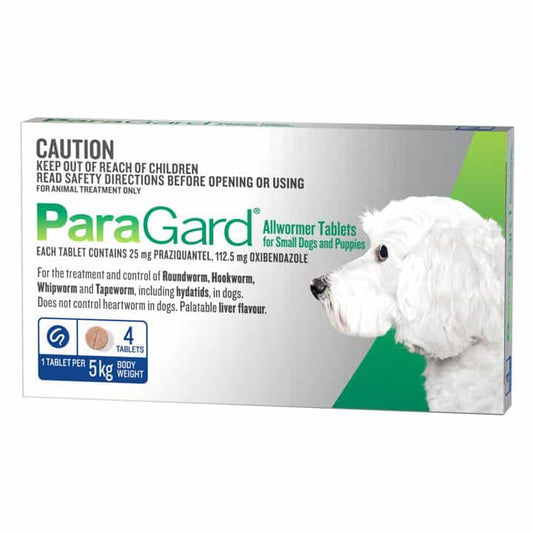 Paragard Allwormer & Puppies Small Dog - PetPost Australia
