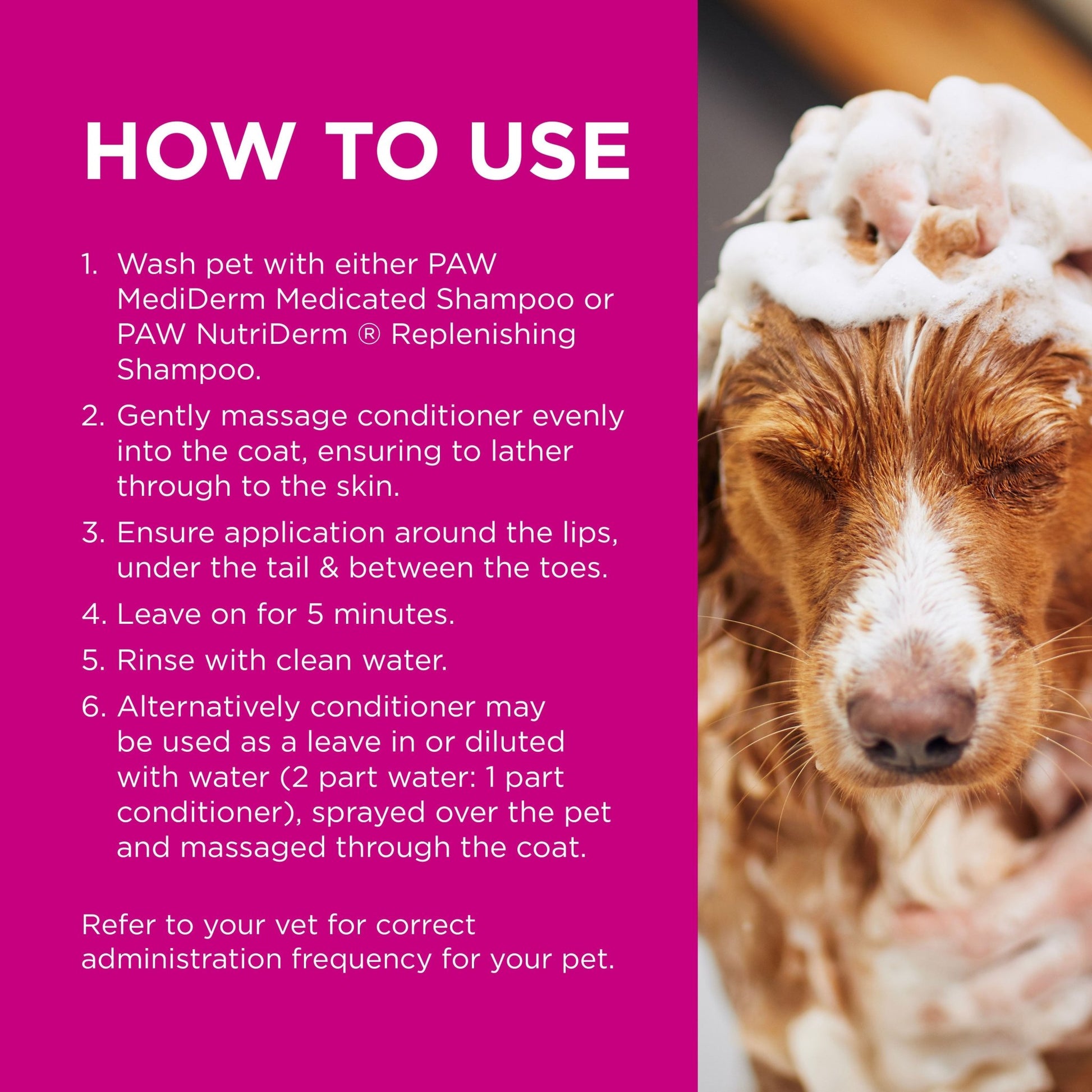 PAW NutriDerm Replenishing Conditioner - PetPost Australia