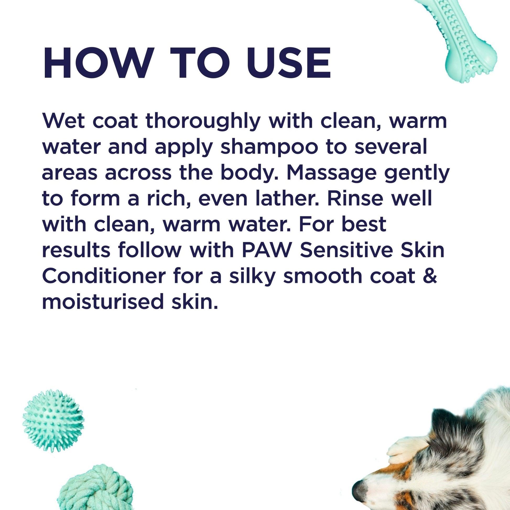 PAW Sensitive Skin Shampoo - PetPost Australia