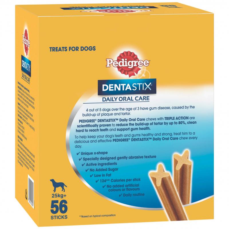 Pedigree Dentastix Large & Giant Breed Oral Care Dog Treats - PetPost Australia