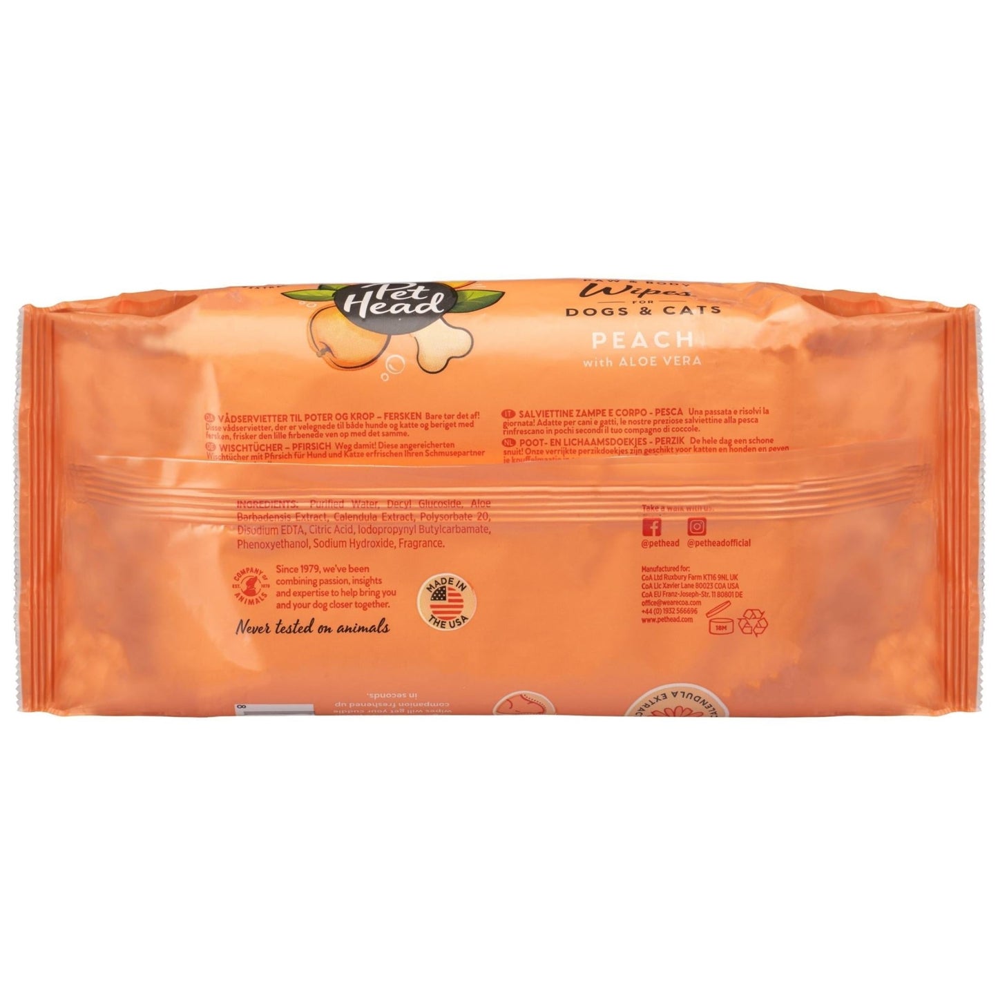 Pet Head Quick Fix Wipes 80pk - PetPost Australia
