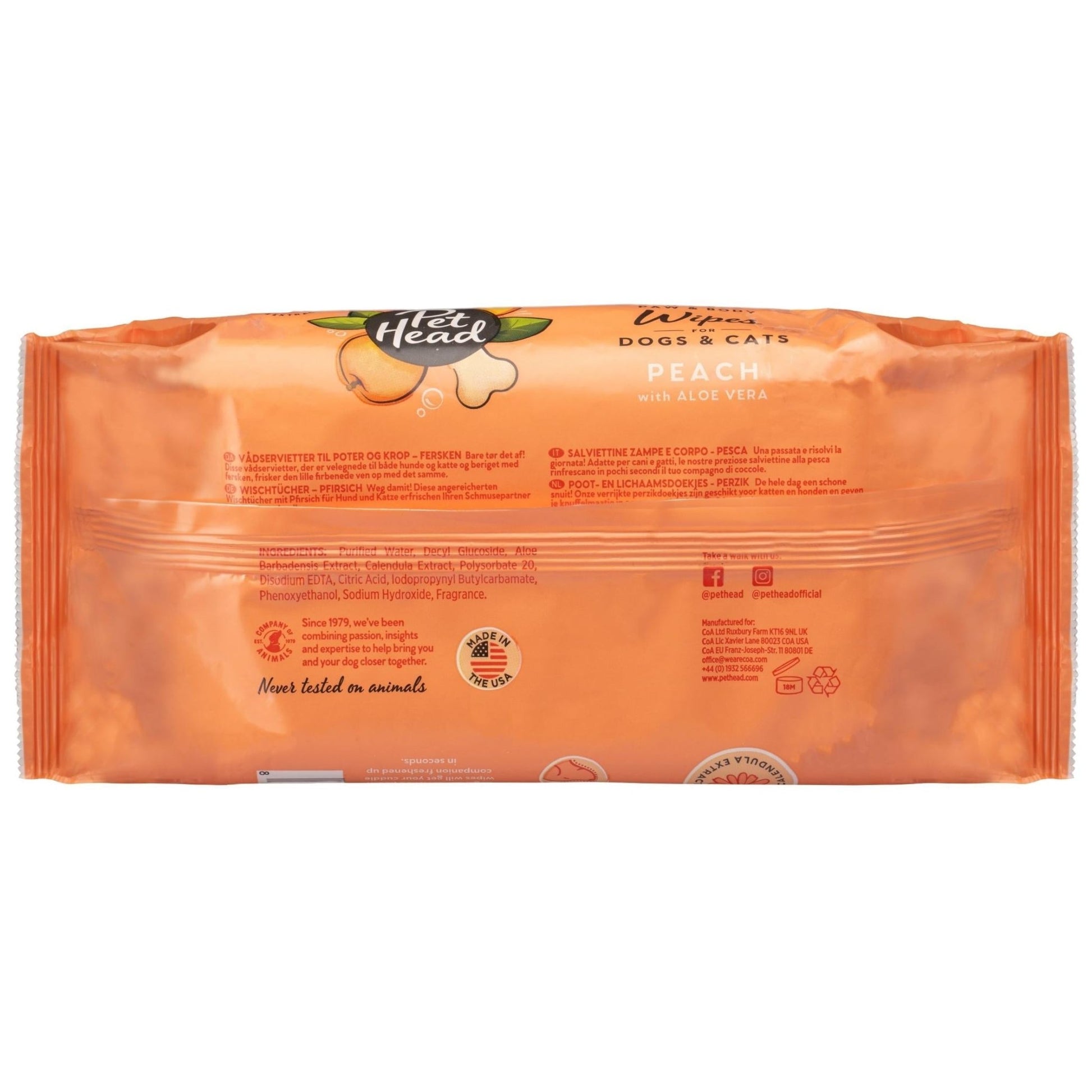 Pet Head Quick Fix Wipes 80pk - PetPost Australia
