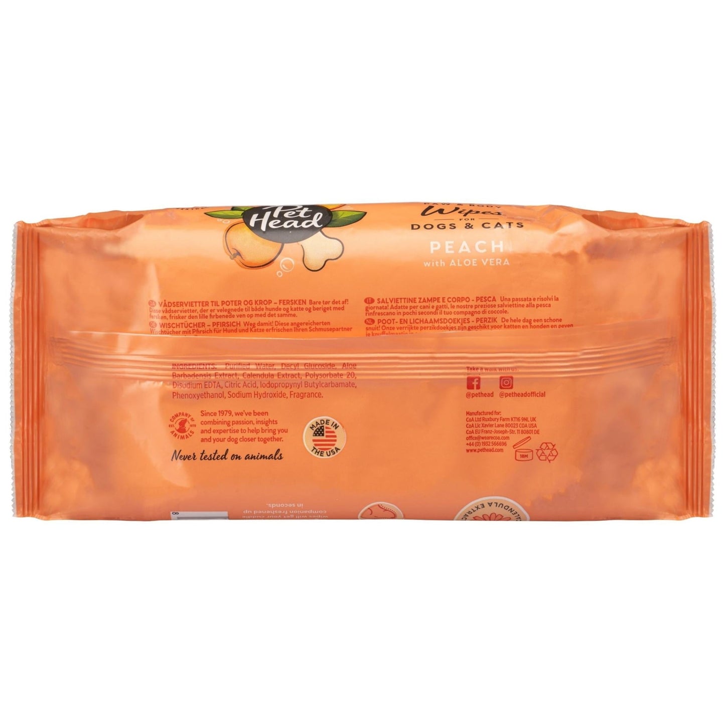 Pet Head Quick Fix Wipes 80pk - PetPost Australia