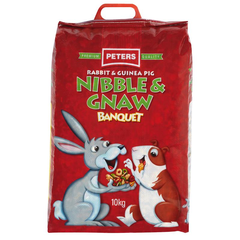 Peters Nibble & Gnaw Rabbit and Guinea Pig Food Mix - PetPost Australia