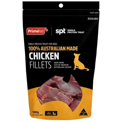 Prime100 SPT Chicken Fillet Dog Treats - PetPost Australia