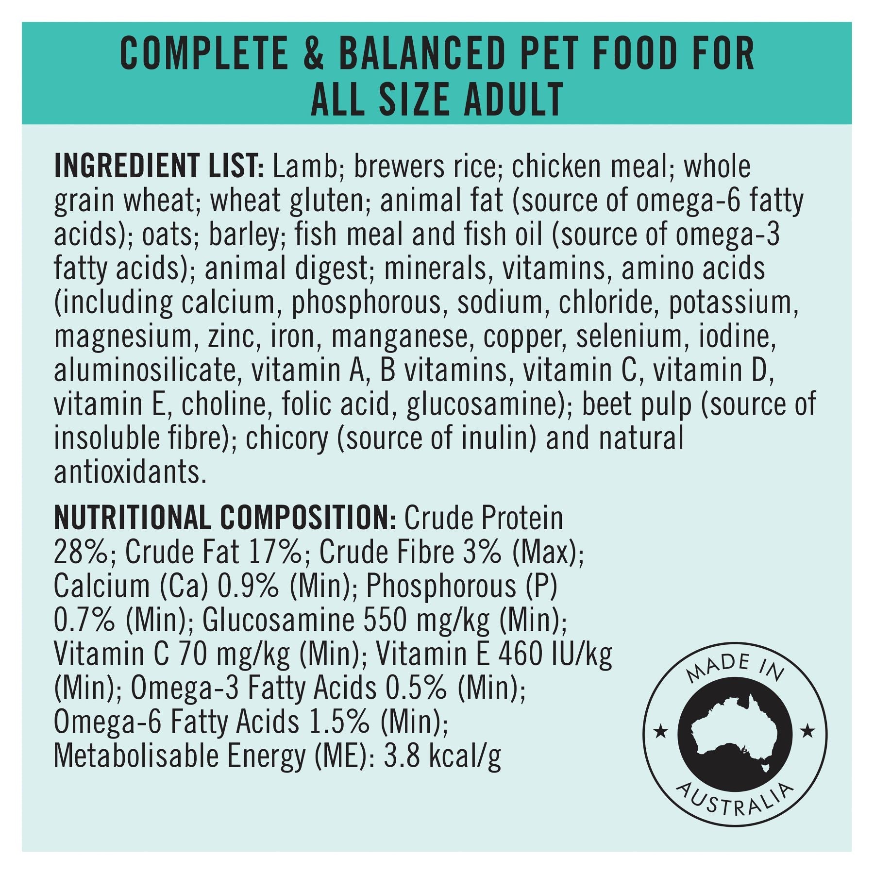 Pro Plan All Size Adult Sensitive Digestion Formula - PetPost Australia