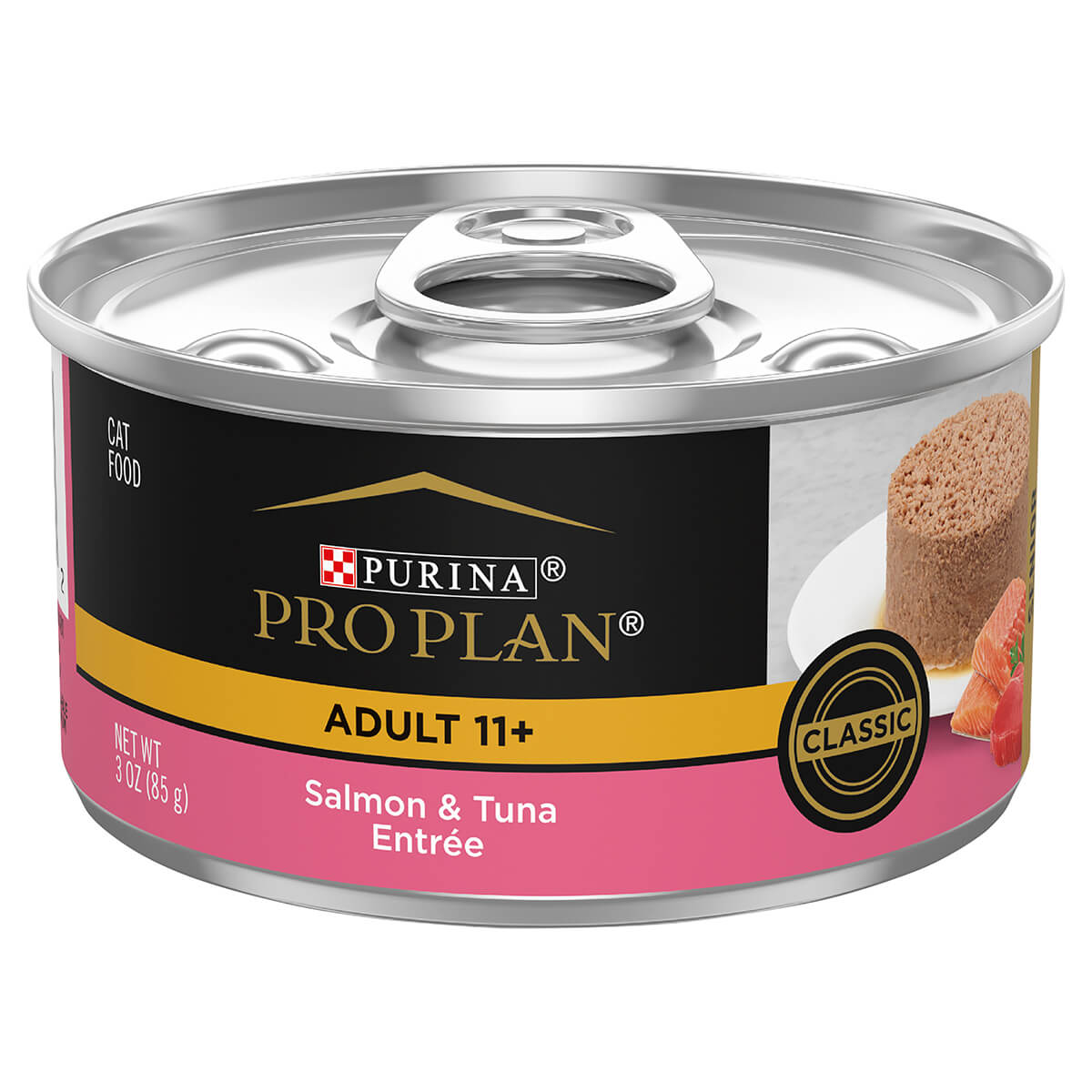 Pro Plan Focus 11+ Senior Salmon & Tuna Entree Wet Cat Food 85g - PetPost Australia