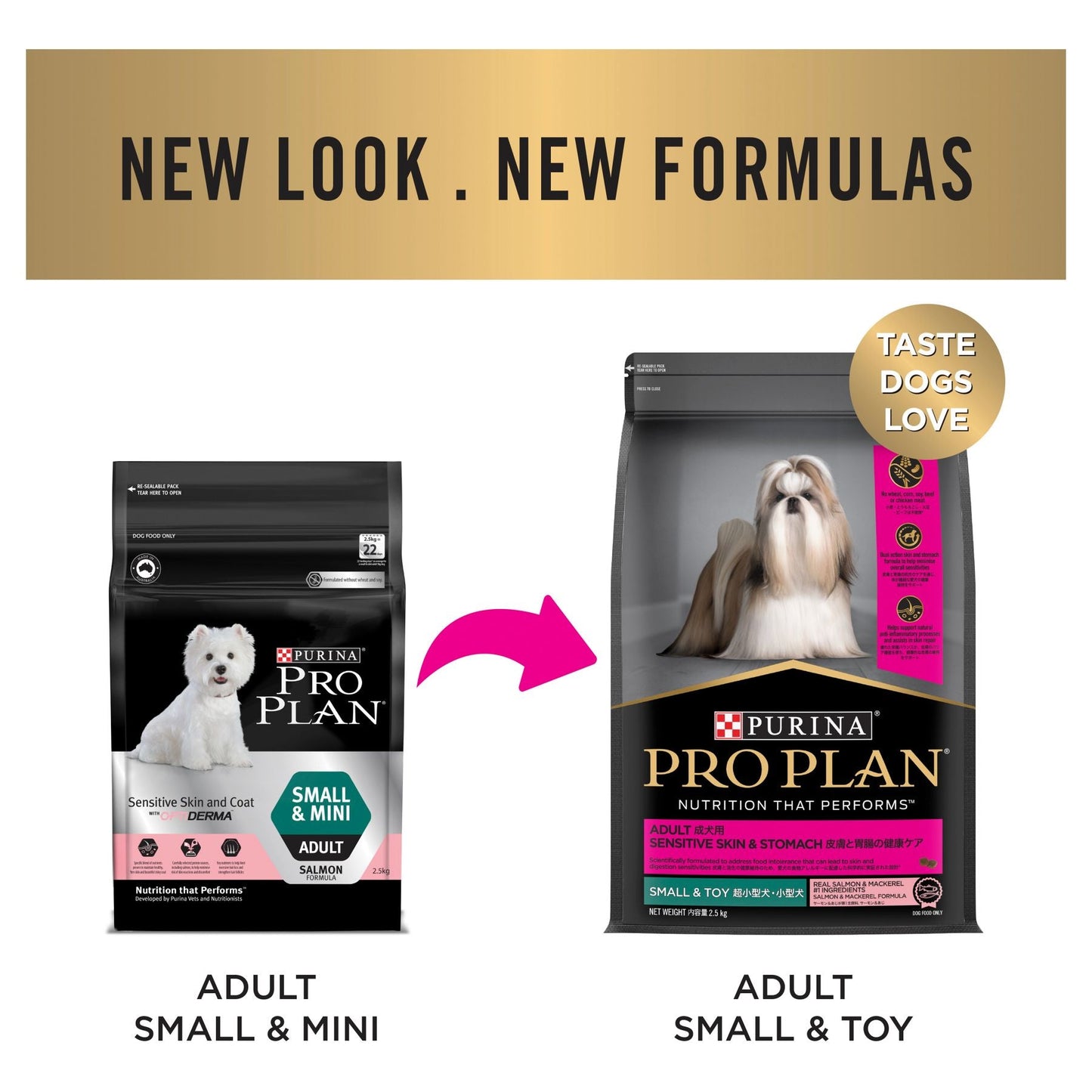 Pro Plan Small/Toy Breed Adult Sensitive Skin & Stomach Formula - PetPost Australia