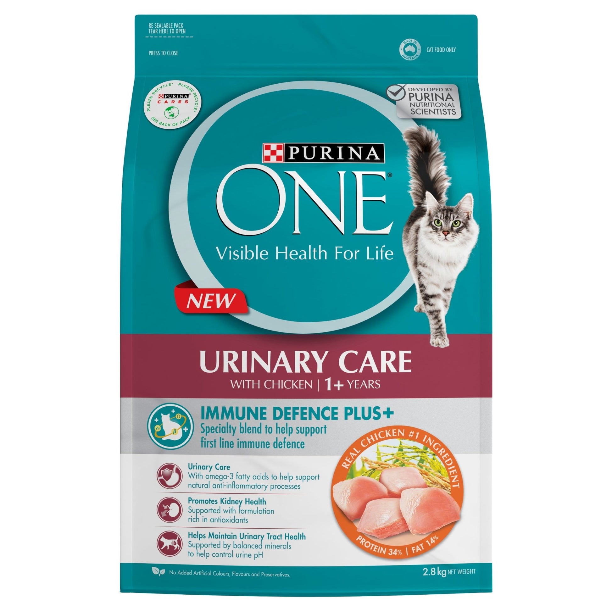 Purina One Adult Urinary Care Chicken Dry Cat Food - PetPost Australia