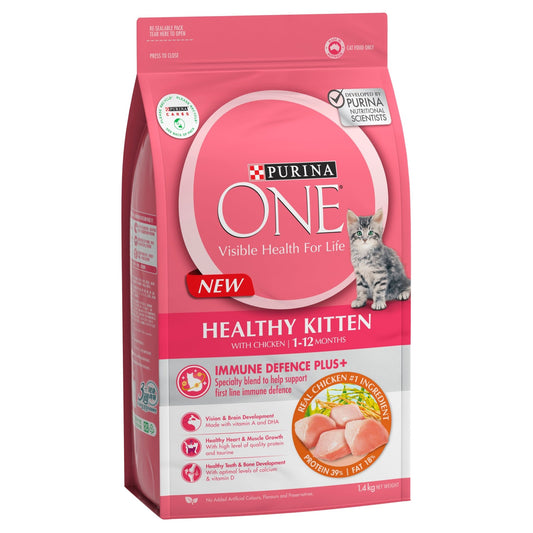 Purina One Kitten Chicken Dry Cat Food 1.4Kg - PetPost Australia