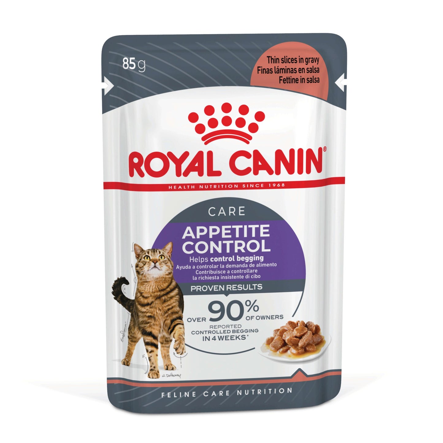 Royal Canin Appetite Control Gravy Adult Wet Cat Food Pouches - PetPost Australia