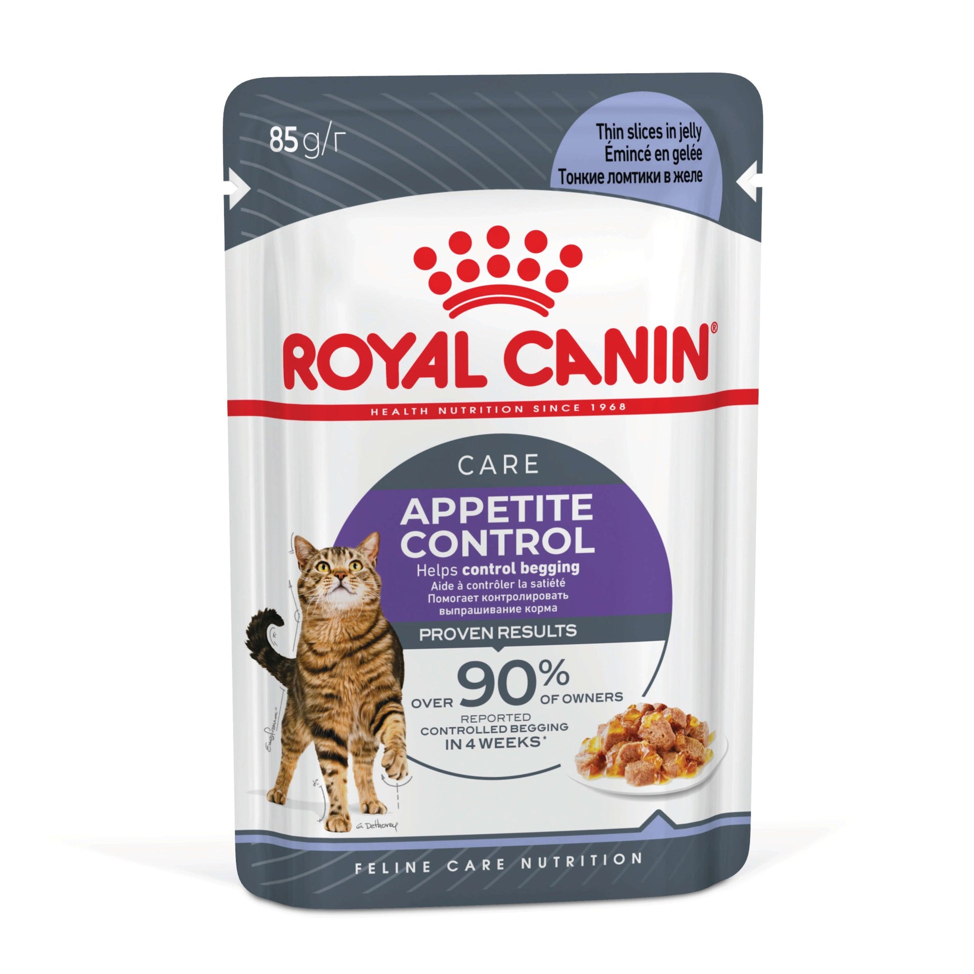 Royal Canin Appetite Control Jelly Adult Wet Cat Food Pouches - PetPost Australia