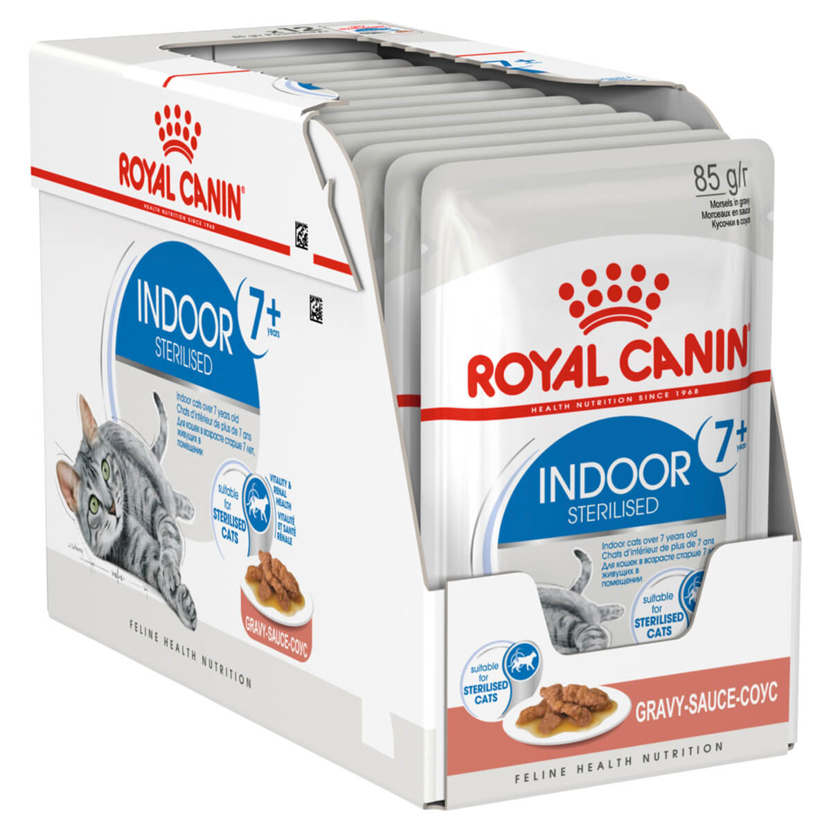 Royal Canin Indoor 7+ Adult Gravy Wet Cat Food - PetPost Australia