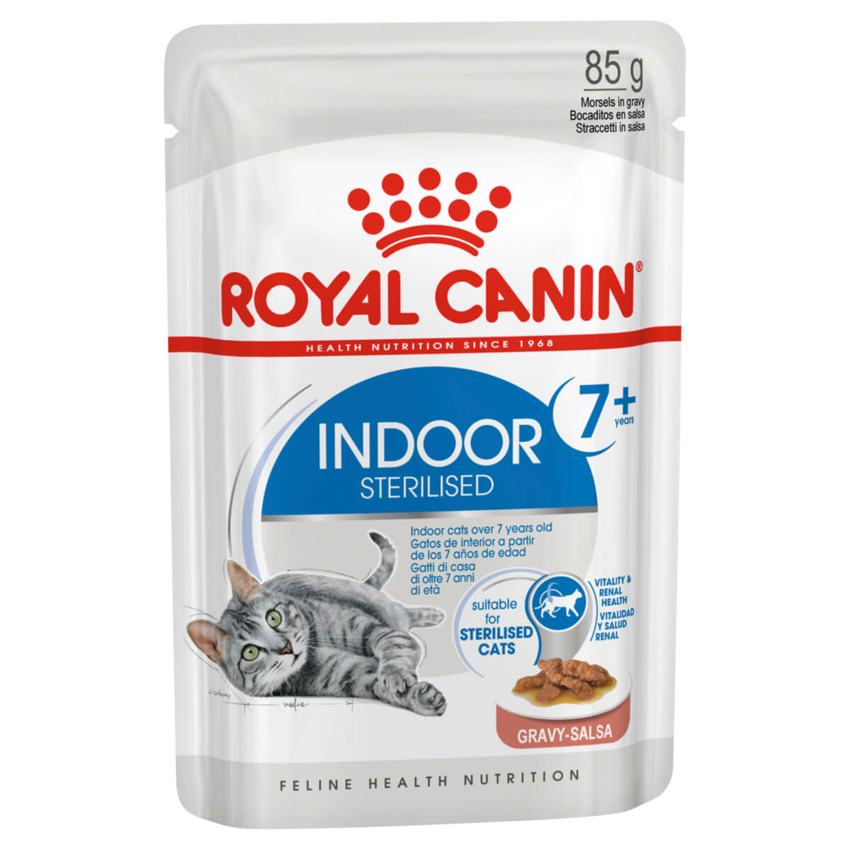 Royal Canin Indoor 7+ Adult Gravy Wet Cat Food - PetPost Australia