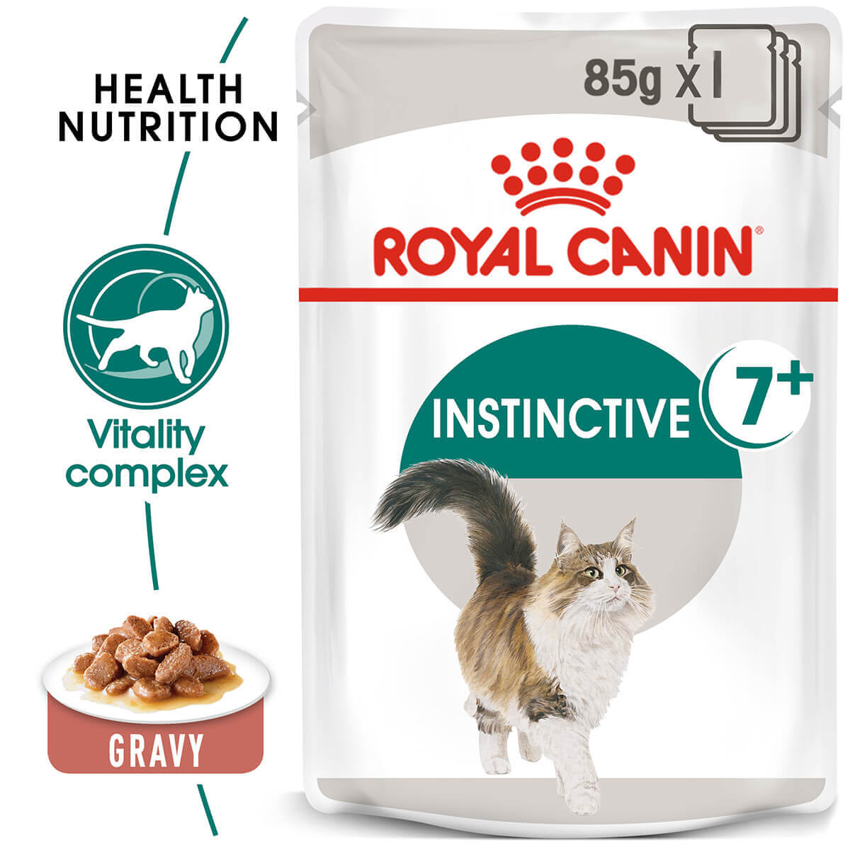 Royal Canin Instinctive 7+ Adult In Gravy Wet Cat Food - PetPost Australia