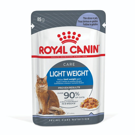 Royal Canin Light Weight Care Jelly Adult Wet Cat Food 85g - PetPost Australia