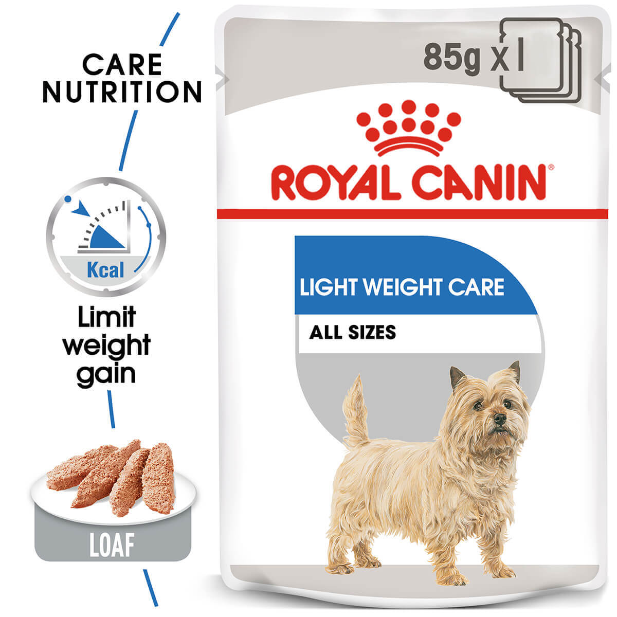 Royal Canin Light Weight Care Loaf Adult Wet Dog Food - PetPost Australia
