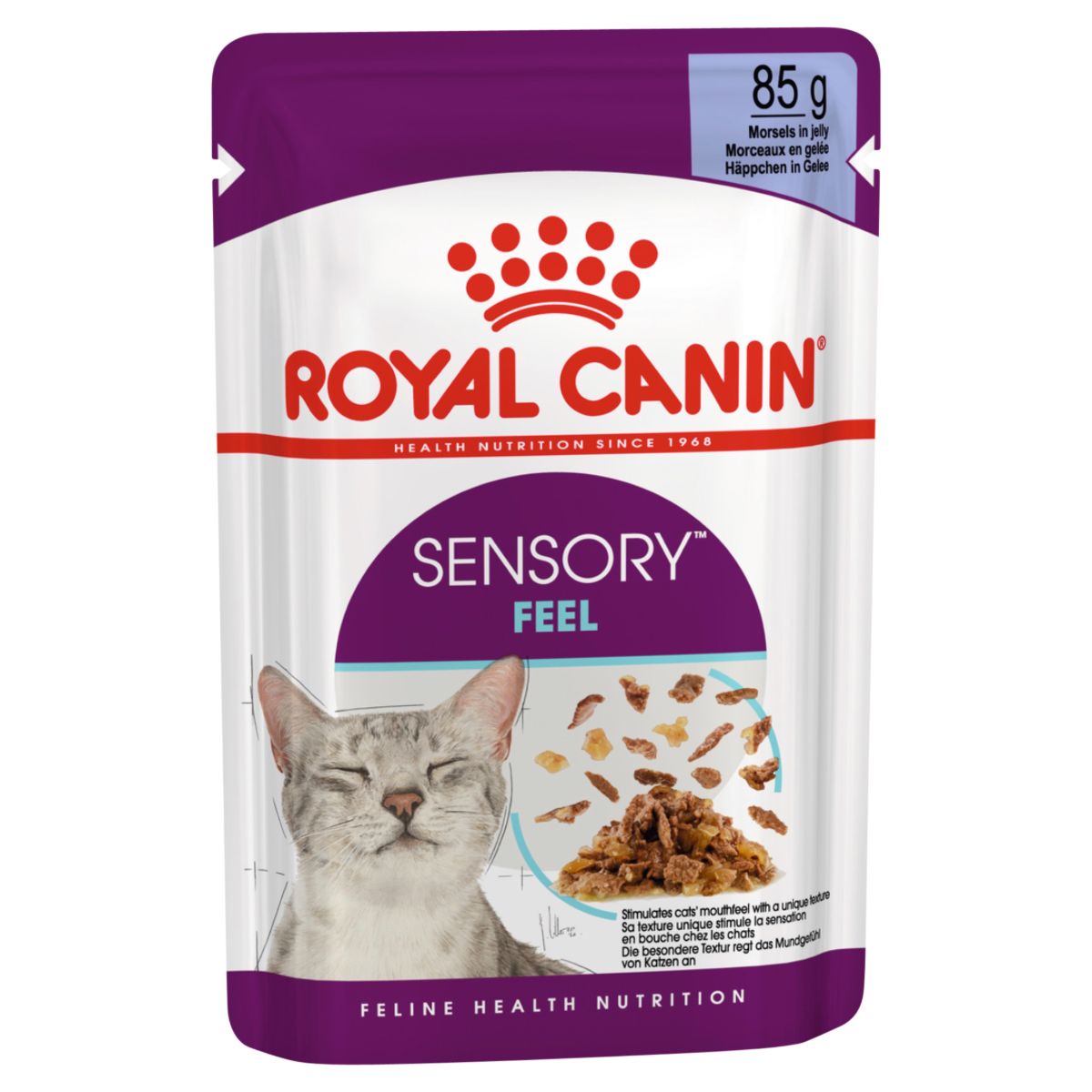 Royal Canin Sensory Feel Chunks in Jelly Wet Cat Food 85G - PetPost Australia