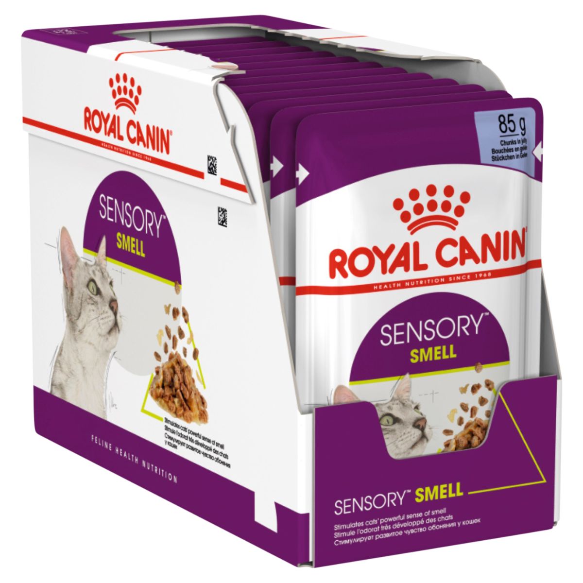 Royal Canin Sensory Smell Chunks in Jelly Wet Cat Food 85G - PetPost Australia