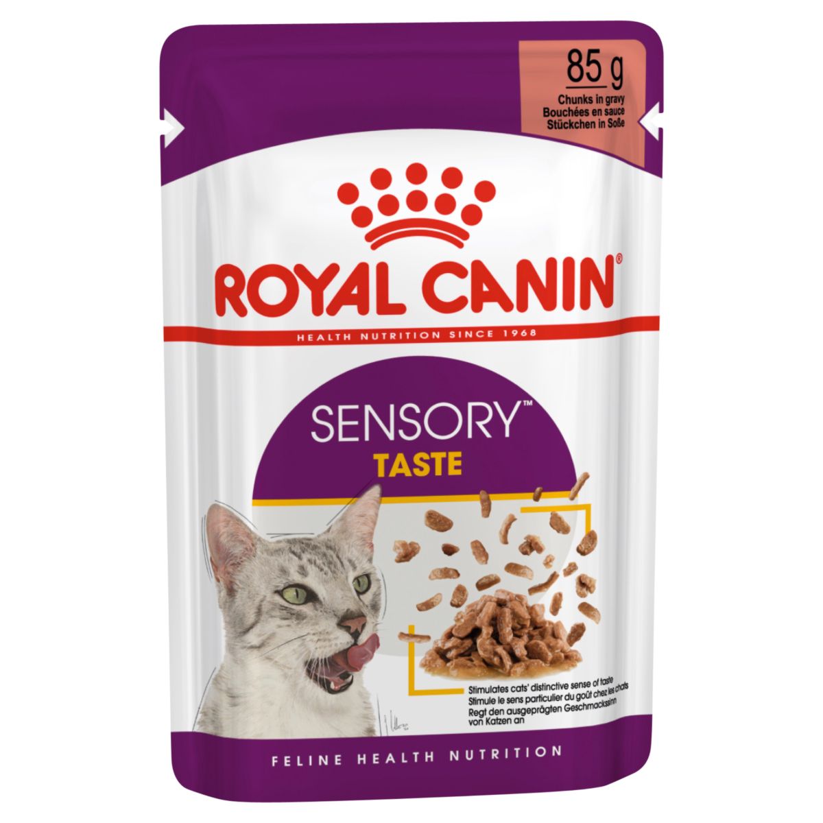 Royal Canin Sensory Taste Chunks in Gravy Wet Cat Food 85G - PetPost Australia