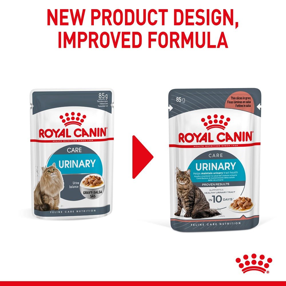 Royal Canin Urinary Care Gravy Adult Wet Cat Food 85g - PetPost Australia