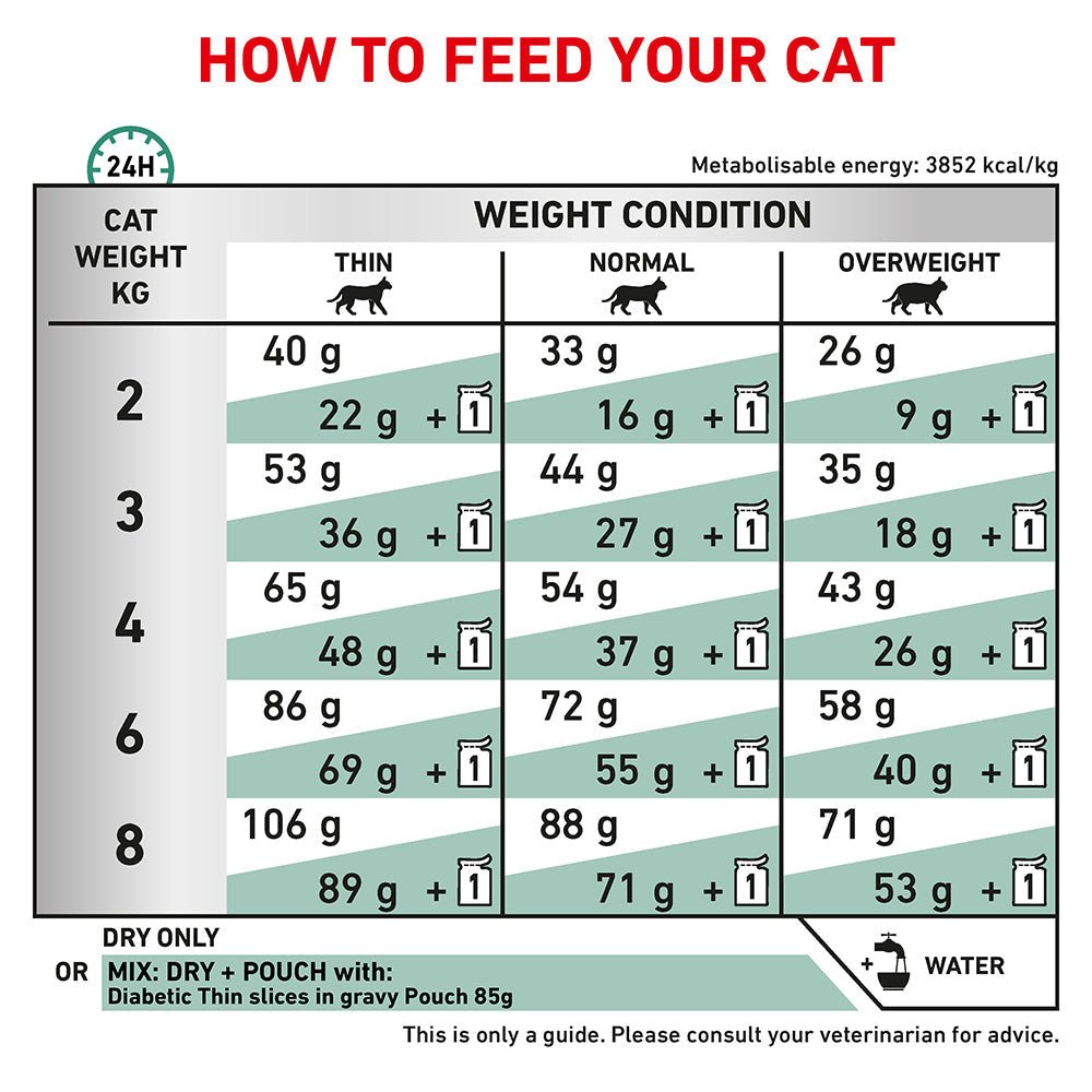 Royal Canin VET Diabetic Dry Cat Food - PetPost Australia