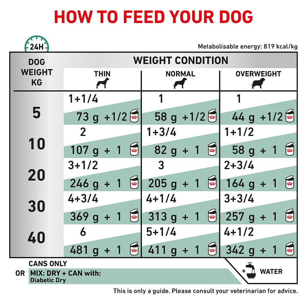 Royal Canin Veterinary Diabetic Adult Wet Dog Food - PetPost Australia