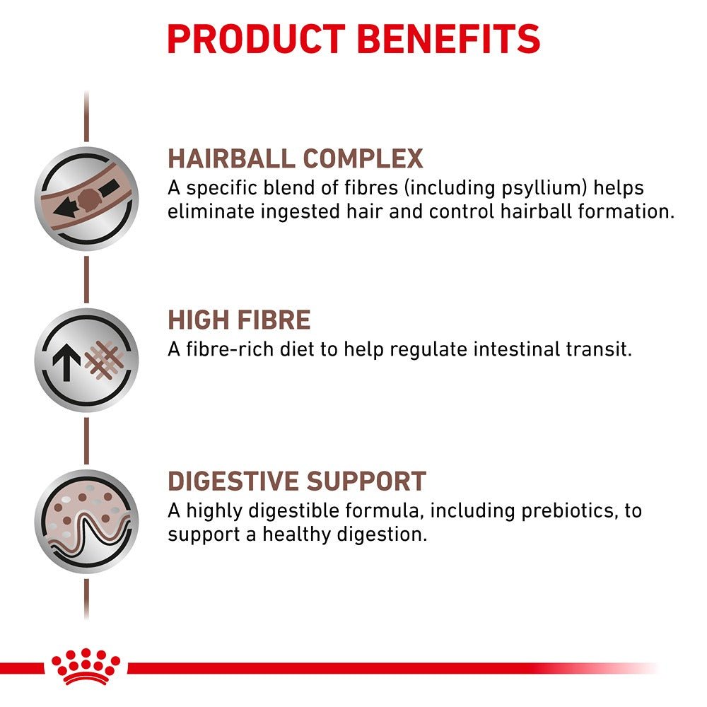 ROYAL CANIN VETERINARY DIET Gastrointestinal Hairball Adult Dry Cat Food - PetPost Australia