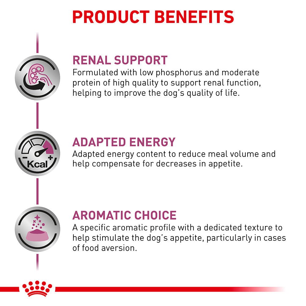 ROYAL CANIN VETERINARY DIET Renal Adult Wet Dog Food Cans - PetPost Australia