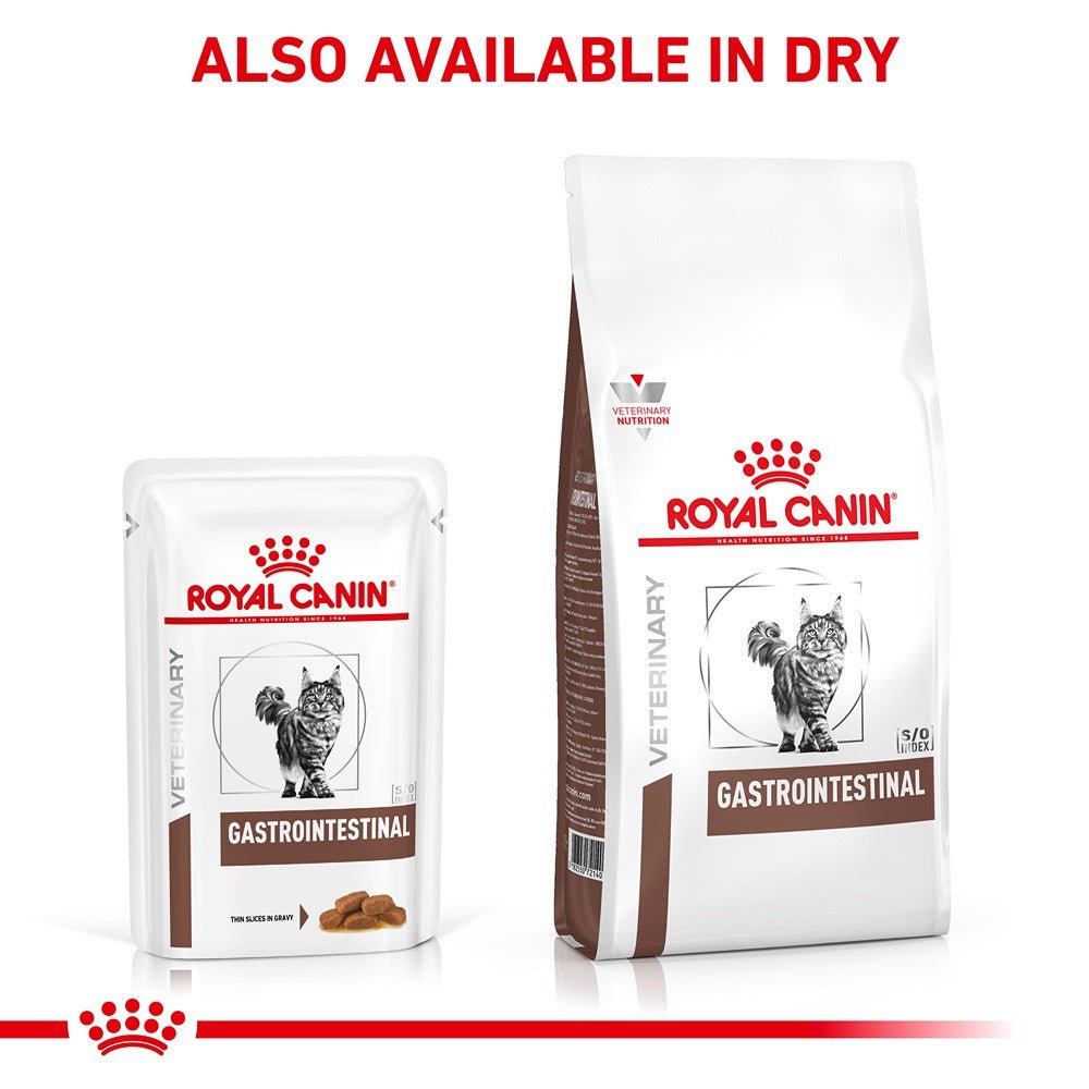 Royal Canin Veterinary Gastro Intestinal Pouch Wet Cat Food - PetPost Australia