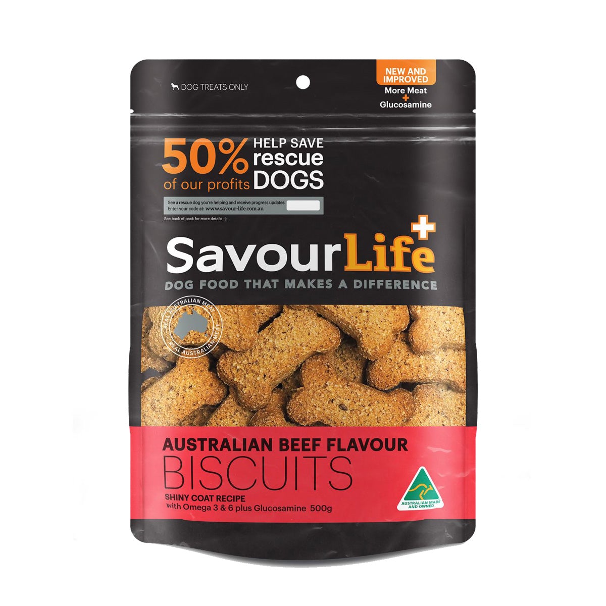 SavourLife Australian Beef Biscuit Dog Treats - PetPost Australia