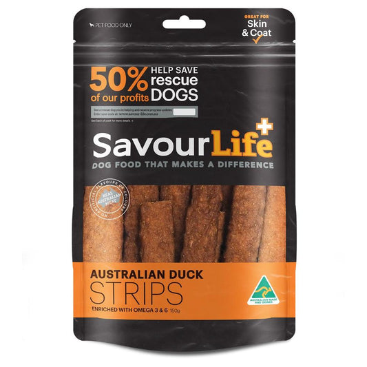 SavourLife Australian Duck Strips Dog Treats - PetPost Australia