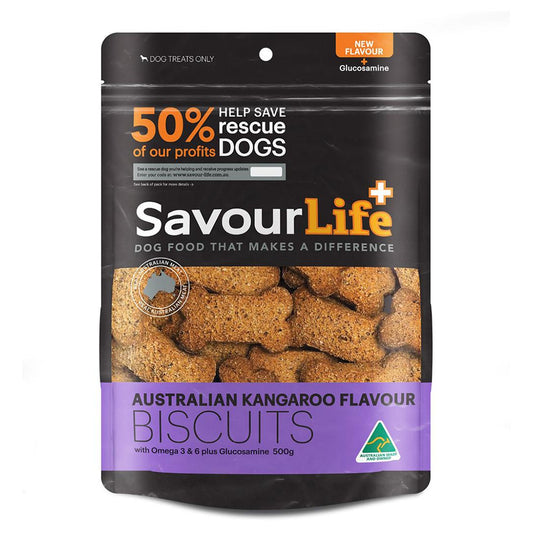 SavourLife Australian Kangaroo Biscuits Dog Treats - PetPost Australia