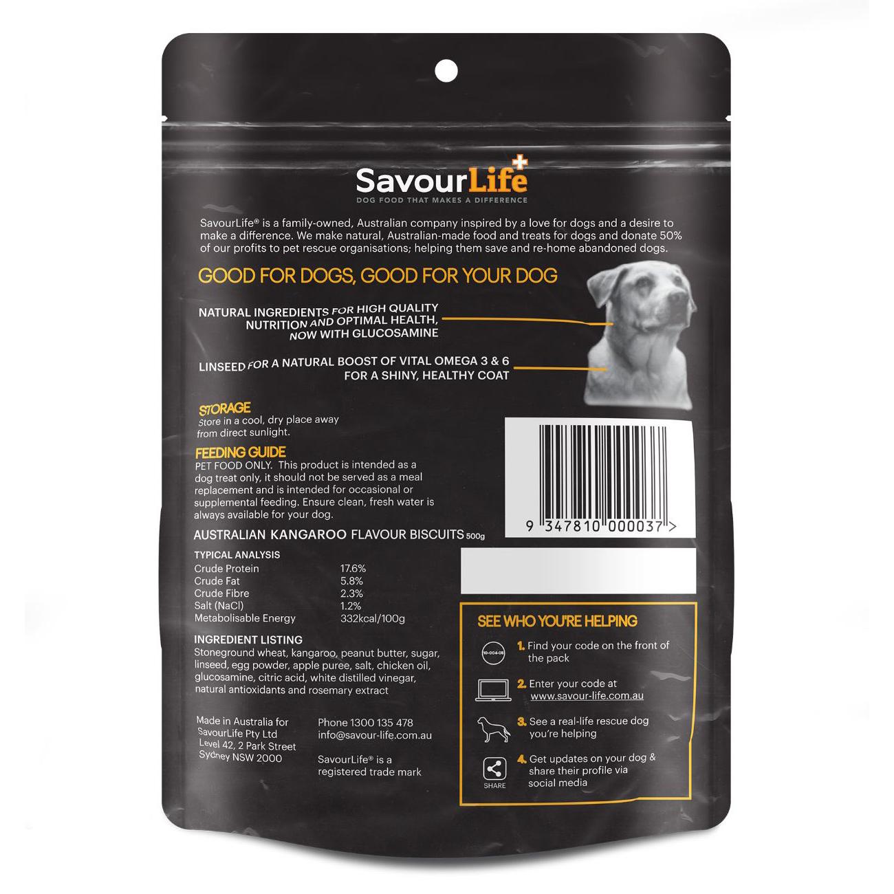 SavourLife Australian Kangaroo Biscuits Dog Treats - PetPost Australia
