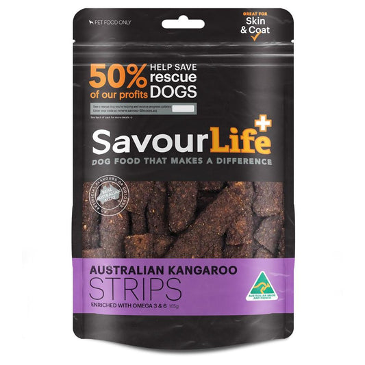 SavourLife Australian Kangaroo Strips Dog Treats - PetPost Australia