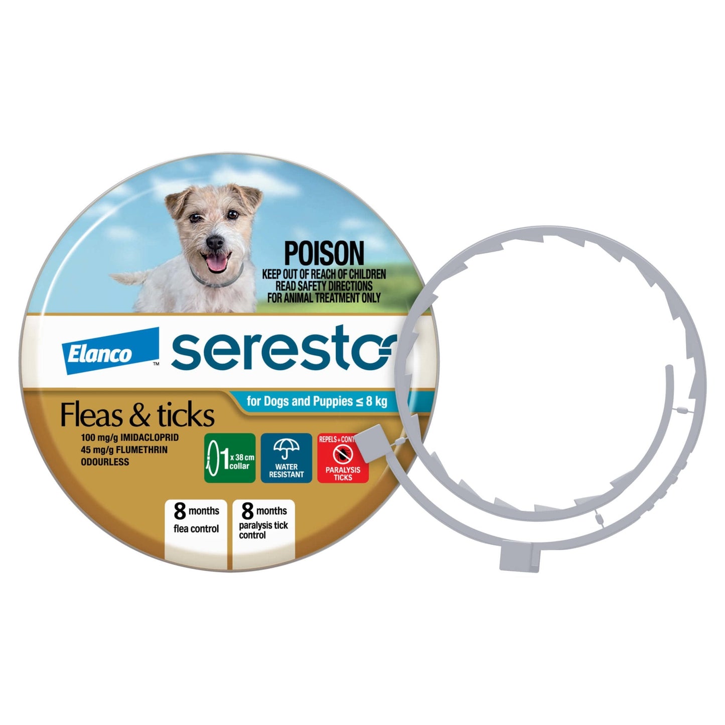 Seresto Tick & Flea Collar Small Dog <8kg - PetPost Australia