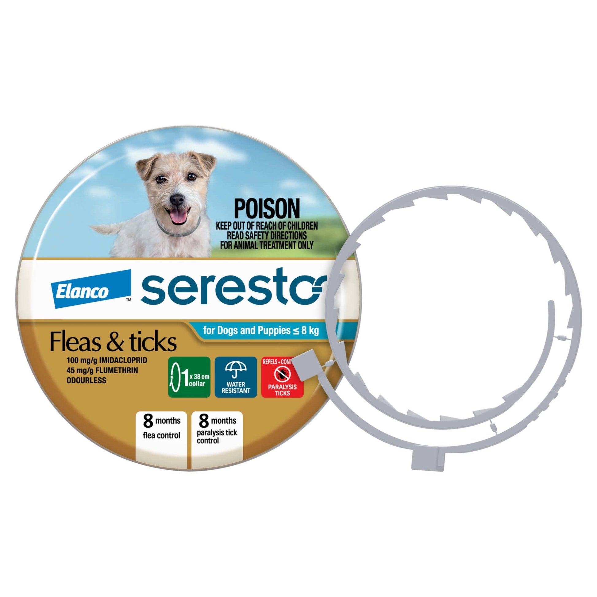 Seresto Tick & Flea Collar Small Dog <8kg - PetPost Australia